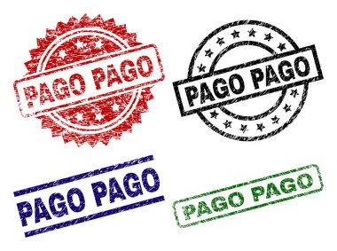 Dokulu Pago mühür pullar çizik