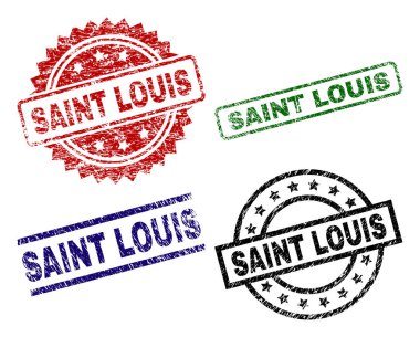 Dokulu Saint Louis damga mühürler zarar