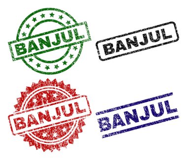Dokulu Banjul damga mühürler zarar