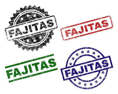 Çizik dokulu Fajitas mühür pullar