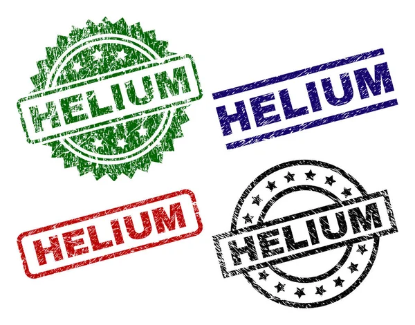 Grunge getextureerde Helium stempel zeehonden — Stockvector