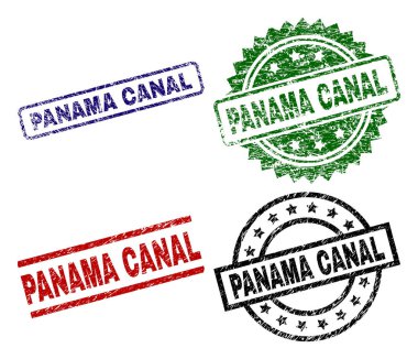 Dokulu Panama Kanalı damga mühürler zarar
