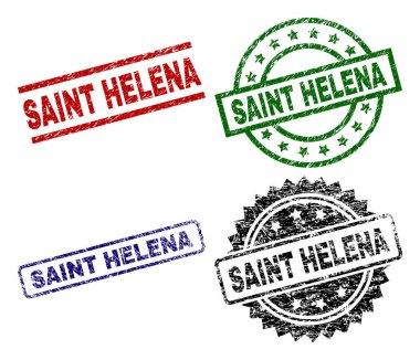 Dokulu Saint Helena damga mühürler zarar