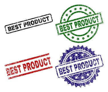 En iyi ürün damga mühürler grunge dokulu