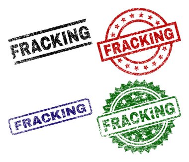 Dokulu Fracking mühür pullar zarar