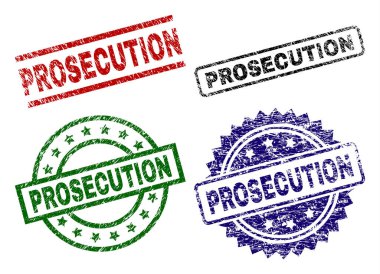 Dokulu kovuşturma mühür pullar çizik