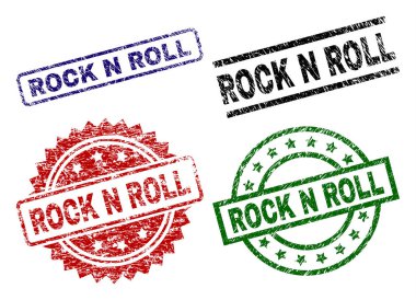 Dokulu Rock N Roll damga mühürler zarar