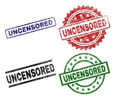 Dokulu sansürsüz mühür pullar çizik