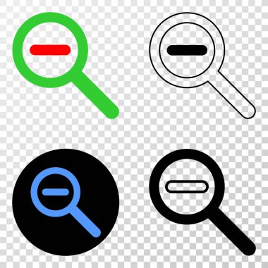 Ölçek vektör Eps simge kontur sürümü ile azaltmak