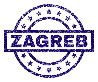 Grunge Zagreb damga mühür dokulu