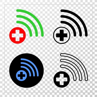 Tıbbi kaynak vektör Eps simge kontur sürümü ile