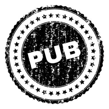 Grunge Pub damga mühür dokulu