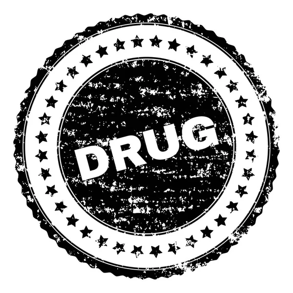 Grunge Textured sigillo timbro DRUG — Vettoriale Stock