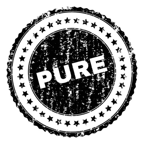 Selo de selo puro texturizado Grunge —  Vetores de Stock