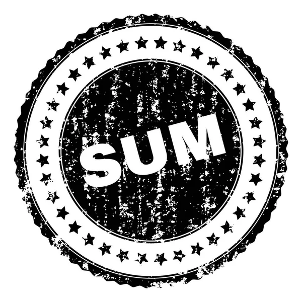 Selo de selo SUM texturizado Grunge —  Vetores de Stock