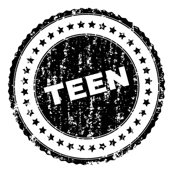 Selo de selo texturizado Grunge TEEN —  Vetores de Stock