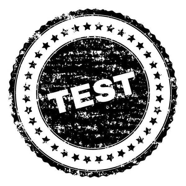 Грандж Текстурований TEST Штамп Seal — стоковий вектор
