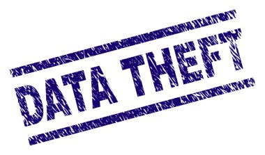 Grunge veri hırsızlığı damga mühür dokulu