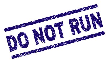 Dokulu çizik damga mühür değil koşmak