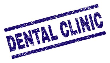 Dokulu diş kliniği damga mühür çizik