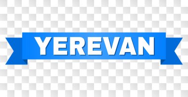 Yerevan metin ile mavi şerit
