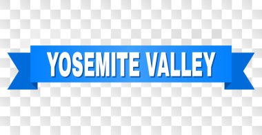 Mavi kurdele Yosemite Vadisi'nden başlık ile