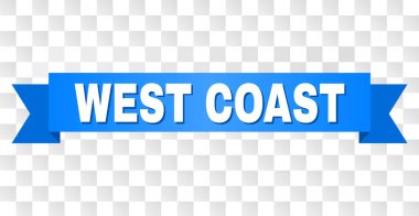 West Coast metin ile mavi şerit