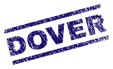 Grunge Dover damga mühür dokulu