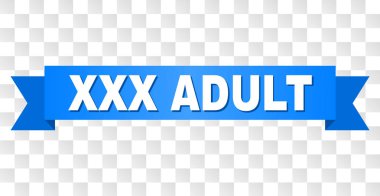 Xxx Yetişkin metin ile mavi şerit