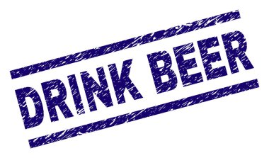 Dokulu içki bira damga mühür çizik