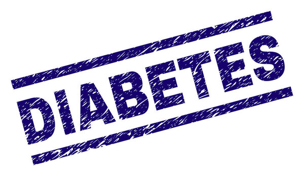 Grunge Textured DIABETES Stamp Seal