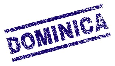 Dokulu Dominika damga mühür çizik