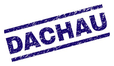 Grunge Dachau damga mühür dokulu