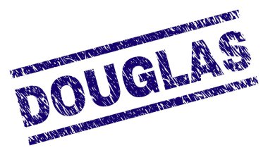 Dokulu Douglas damga mühür çizik