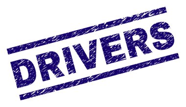 Grunge sürücüleri damga mühür dokulu