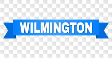 Wilmington metin ile mavi bant