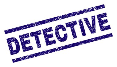 Grunge Dedektif damga mühür dokulu