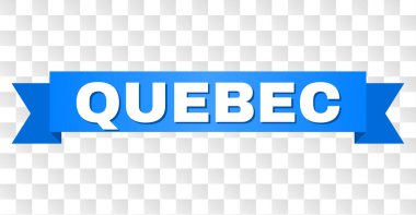 Mavi bant Quebec açıklamalı alt yazılı
