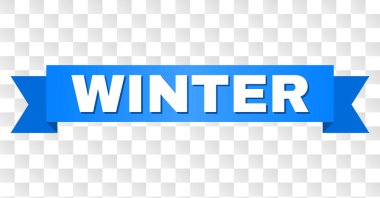 Mavi kurdele ile kış metin