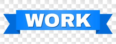 Çalışma metin ile mavi şerit