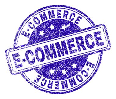 E-ticaret damga mühür grunge dokulu