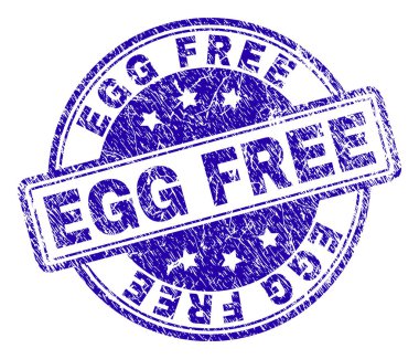 Dokulu yumurta ücretsiz damga mühür çizik