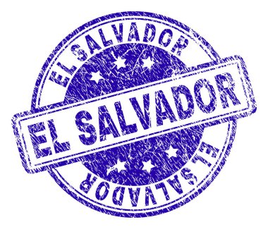 Dokulu El Salvador damga mühür çizik