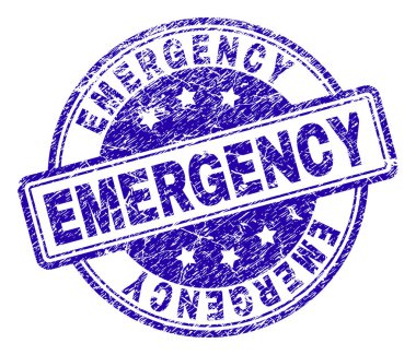 Dokulu acil damga mühür çizik