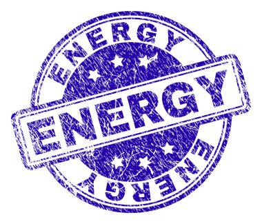 Grunge enerji damga mühür dokulu