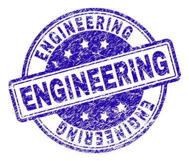 Grunge mühendislik damga mühür dokulu