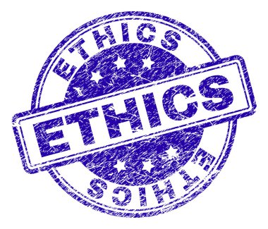 Grunge etik damga mühür dokulu