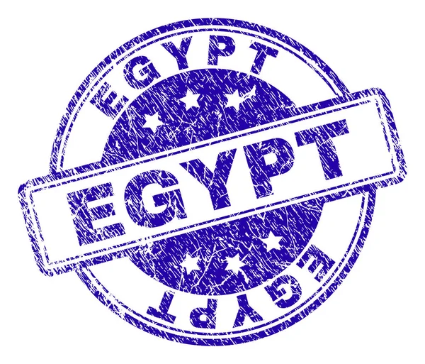 Grunge getextureerde Egypte stempel-zegel — Stockvector