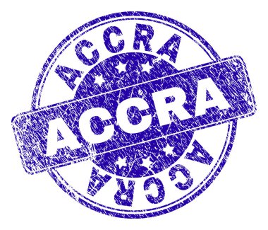 Dokulu Accra damga mühür çizik