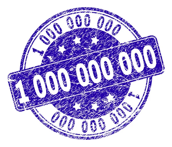 Grunge Texturizado 1 000 000 000 Sello de sello — Vector de stock